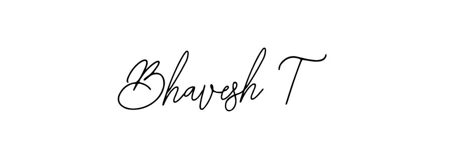 if you are searching for the best signature style for your name Bhavesh T. so please give up your signature search. here we have designed multiple signature styles  using Bearetta-2O07w. Bhavesh T signature style 12 images and pictures png