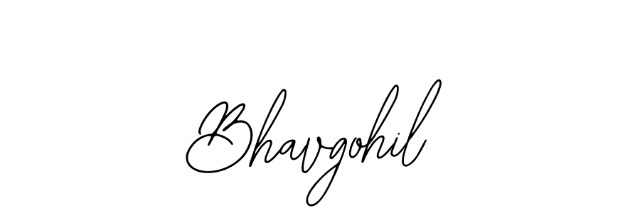 The best way (Bearetta-2O07w) to make a short signature is to pick only two or three words in your name. The name Bhavgohil include a total of six letters. For converting this name. Bhavgohil signature style 12 images and pictures png