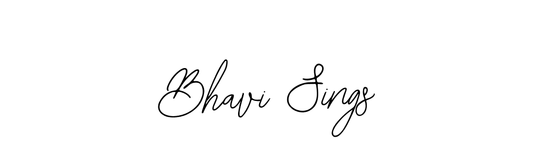 Design your own signature with our free online signature maker. With this signature software, you can create a handwritten (Bearetta-2O07w) signature for name Bhavi Sings. Bhavi Sings signature style 12 images and pictures png