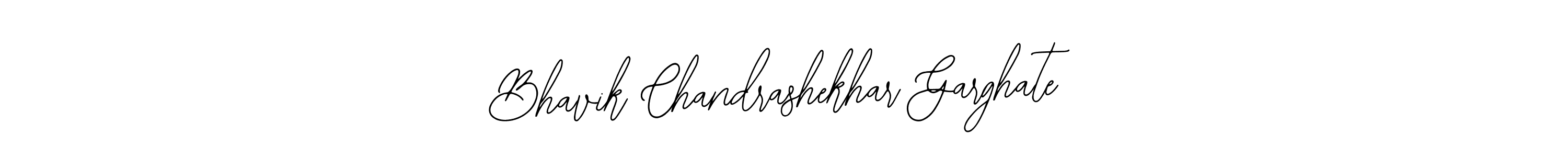 Bhavik Chandrashekhar Garghate stylish signature style. Best Handwritten Sign (Bearetta-2O07w) for my name. Handwritten Signature Collection Ideas for my name Bhavik Chandrashekhar Garghate. Bhavik Chandrashekhar Garghate signature style 12 images and pictures png