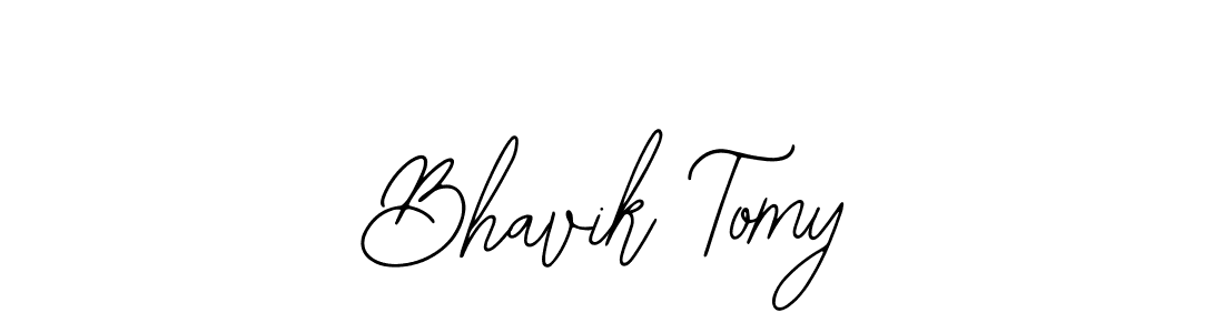 Design your own signature with our free online signature maker. With this signature software, you can create a handwritten (Bearetta-2O07w) signature for name Bhavik Tomy. Bhavik Tomy signature style 12 images and pictures png