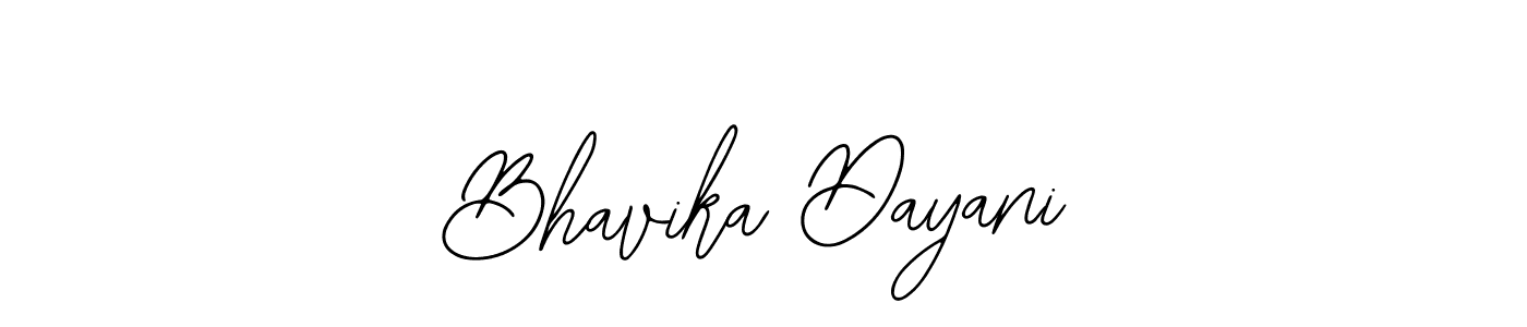 Use a signature maker to create a handwritten signature online. With this signature software, you can design (Bearetta-2O07w) your own signature for name Bhavika Dayani. Bhavika Dayani signature style 12 images and pictures png