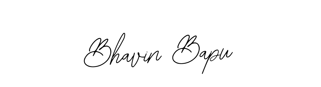 How to make Bhavin Bapu name signature. Use Bearetta-2O07w style for creating short signs online. This is the latest handwritten sign. Bhavin Bapu signature style 12 images and pictures png