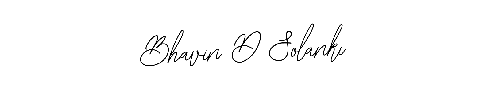 Design your own signature with our free online signature maker. With this signature software, you can create a handwritten (Bearetta-2O07w) signature for name Bhavin D Solanki. Bhavin D Solanki signature style 12 images and pictures png