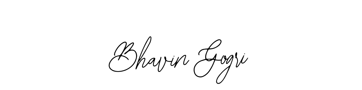 Also You can easily find your signature by using the search form. We will create Bhavin Gogri name handwritten signature images for you free of cost using Bearetta-2O07w sign style. Bhavin Gogri signature style 12 images and pictures png