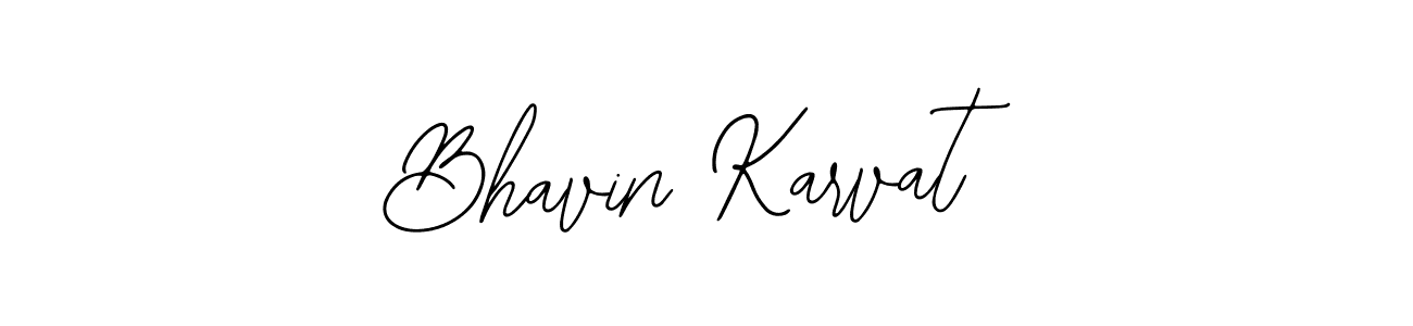 Make a beautiful signature design for name Bhavin Karvat. With this signature (Bearetta-2O07w) style, you can create a handwritten signature for free. Bhavin Karvat signature style 12 images and pictures png