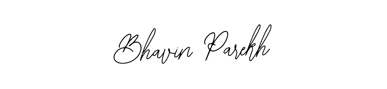 How to make Bhavin Parekh name signature. Use Bearetta-2O07w style for creating short signs online. This is the latest handwritten sign. Bhavin Parekh signature style 12 images and pictures png