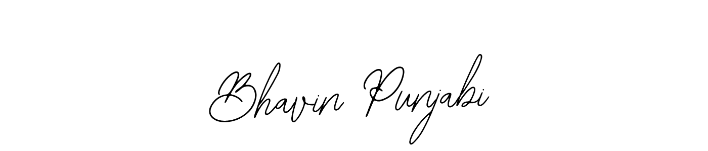 Design your own signature with our free online signature maker. With this signature software, you can create a handwritten (Bearetta-2O07w) signature for name Bhavin Punjabi. Bhavin Punjabi signature style 12 images and pictures png