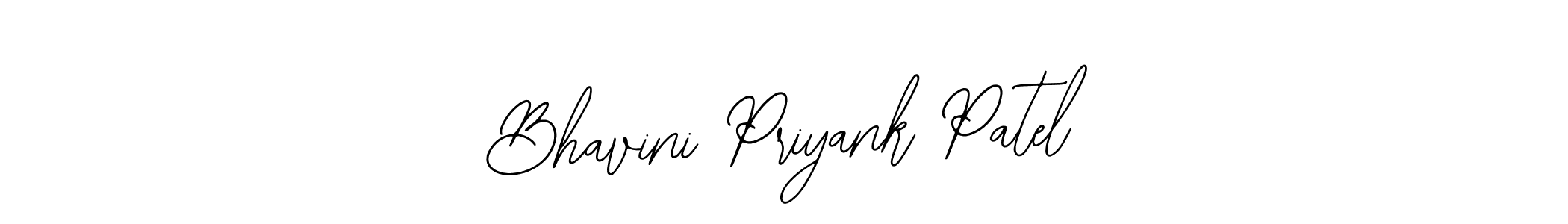 Bhavini Priyank Patel stylish signature style. Best Handwritten Sign (Bearetta-2O07w) for my name. Handwritten Signature Collection Ideas for my name Bhavini Priyank Patel. Bhavini Priyank Patel signature style 12 images and pictures png