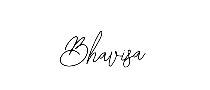 Make a beautiful signature design for name Bhavisa. With this signature (Bearetta-2O07w) style, you can create a handwritten signature for free. Bhavisa signature style 12 images and pictures png
