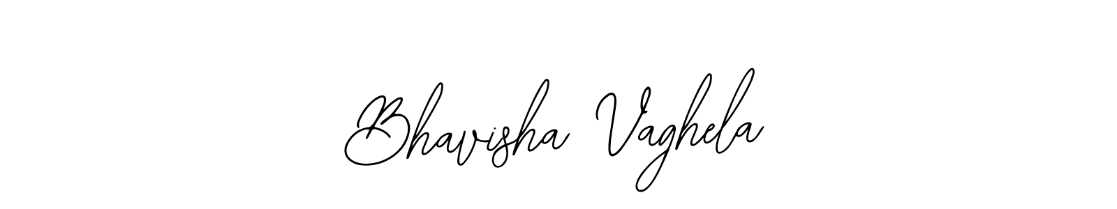 You should practise on your own different ways (Bearetta-2O07w) to write your name (Bhavisha Vaghela) in signature. don't let someone else do it for you. Bhavisha Vaghela signature style 12 images and pictures png