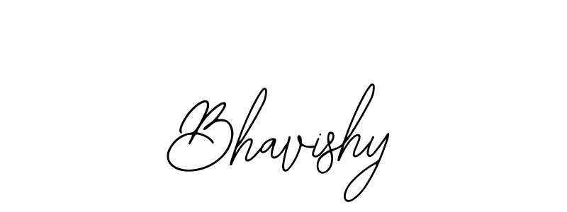 Use a signature maker to create a handwritten signature online. With this signature software, you can design (Bearetta-2O07w) your own signature for name Bhavishy. Bhavishy signature style 12 images and pictures png