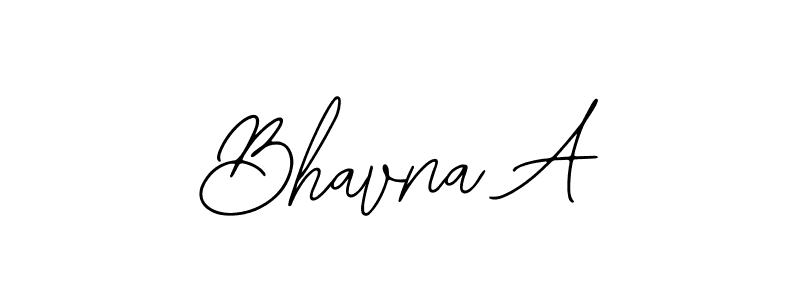 Use a signature maker to create a handwritten signature online. With this signature software, you can design (Bearetta-2O07w) your own signature for name Bhavna A. Bhavna A signature style 12 images and pictures png
