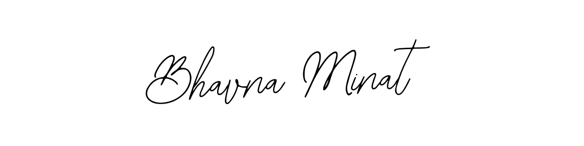 Use a signature maker to create a handwritten signature online. With this signature software, you can design (Bearetta-2O07w) your own signature for name Bhavna Minat. Bhavna Minat signature style 12 images and pictures png