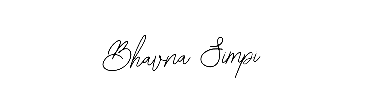 Create a beautiful signature design for name Bhavna Simpi. With this signature (Bearetta-2O07w) fonts, you can make a handwritten signature for free. Bhavna Simpi signature style 12 images and pictures png