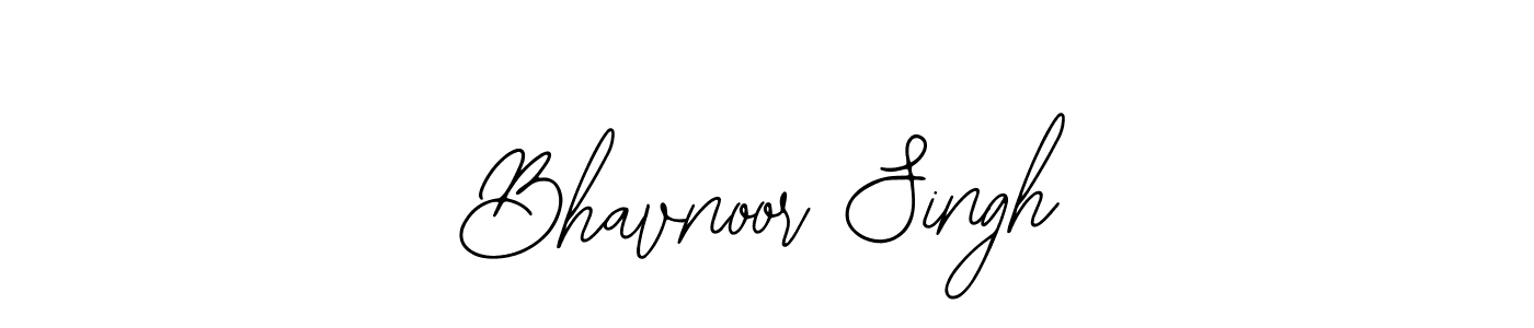 Create a beautiful signature design for name Bhavnoor Singh. With this signature (Bearetta-2O07w) fonts, you can make a handwritten signature for free. Bhavnoor Singh signature style 12 images and pictures png