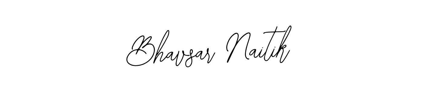 Create a beautiful signature design for name Bhavsar Naitik. With this signature (Bearetta-2O07w) fonts, you can make a handwritten signature for free. Bhavsar Naitik signature style 12 images and pictures png