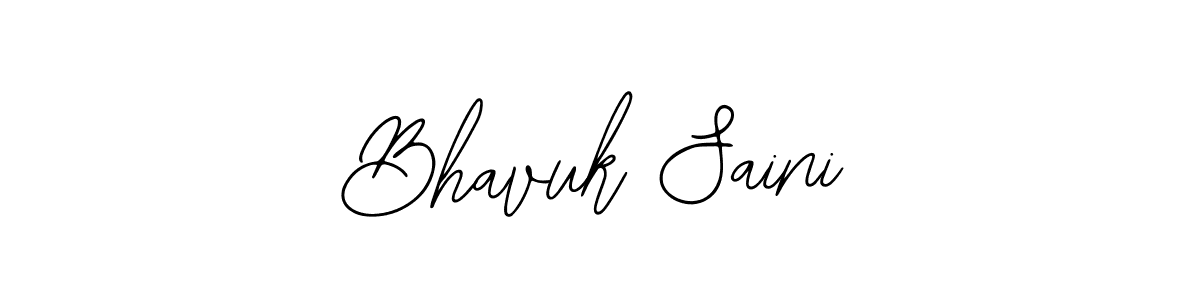 Make a beautiful signature design for name Bhavuk Saini. With this signature (Bearetta-2O07w) style, you can create a handwritten signature for free. Bhavuk Saini signature style 12 images and pictures png