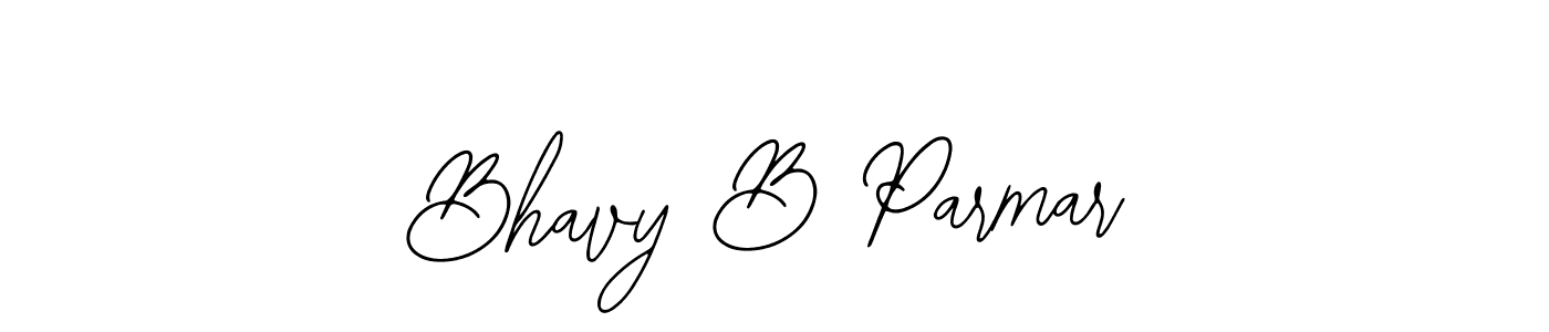 Similarly Bearetta-2O07w is the best handwritten signature design. Signature creator online .You can use it as an online autograph creator for name Bhavy B Parmar. Bhavy B Parmar signature style 12 images and pictures png