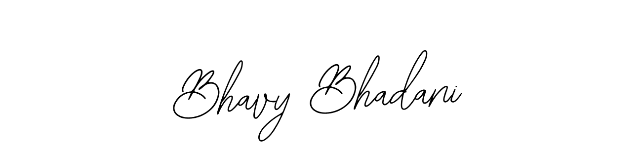 How to make Bhavy Bhadani signature? Bearetta-2O07w is a professional autograph style. Create handwritten signature for Bhavy Bhadani name. Bhavy Bhadani signature style 12 images and pictures png
