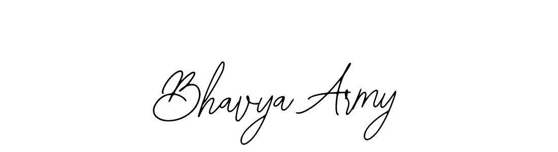 Also You can easily find your signature by using the search form. We will create Bhavya Army name handwritten signature images for you free of cost using Bearetta-2O07w sign style. Bhavya Army signature style 12 images and pictures png