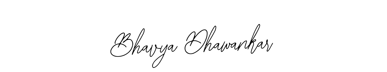 Also You can easily find your signature by using the search form. We will create Bhavya Dhawankar name handwritten signature images for you free of cost using Bearetta-2O07w sign style. Bhavya Dhawankar signature style 12 images and pictures png