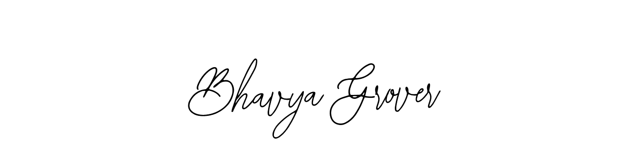 How to make Bhavya Grover signature? Bearetta-2O07w is a professional autograph style. Create handwritten signature for Bhavya Grover name. Bhavya Grover signature style 12 images and pictures png