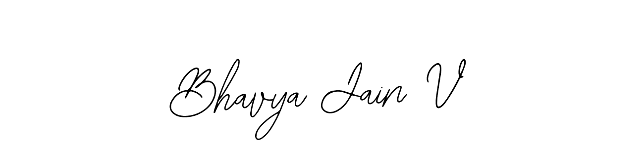 How to Draw Bhavya Jain V signature style? Bearetta-2O07w is a latest design signature styles for name Bhavya Jain V. Bhavya Jain V signature style 12 images and pictures png