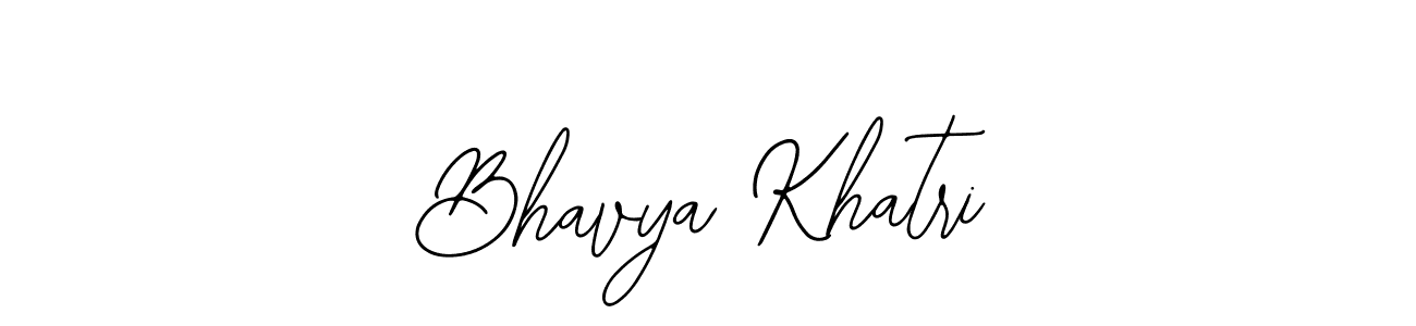 Make a beautiful signature design for name Bhavya Khatri. With this signature (Bearetta-2O07w) style, you can create a handwritten signature for free. Bhavya Khatri signature style 12 images and pictures png