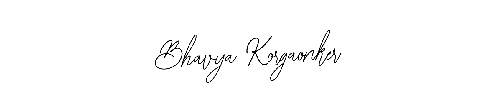 Create a beautiful signature design for name Bhavya Korgaonker. With this signature (Bearetta-2O07w) fonts, you can make a handwritten signature for free. Bhavya Korgaonker signature style 12 images and pictures png