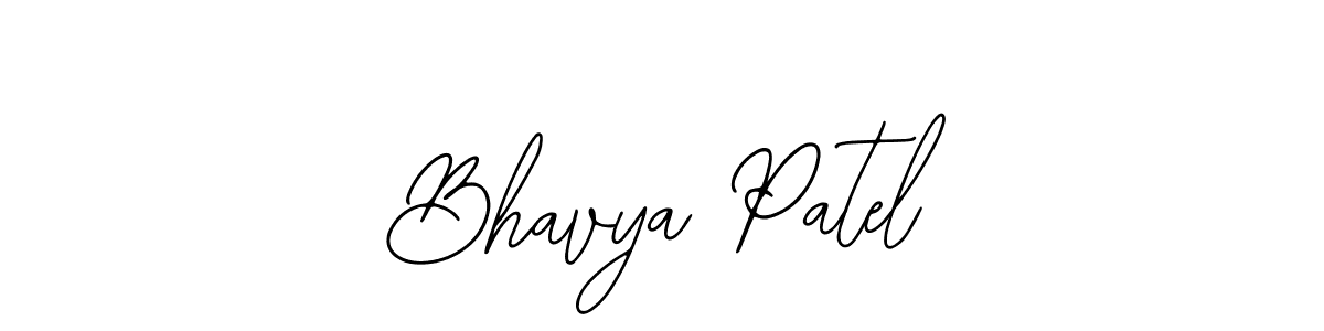 Use a signature maker to create a handwritten signature online. With this signature software, you can design (Bearetta-2O07w) your own signature for name Bhavya Patel. Bhavya Patel signature style 12 images and pictures png