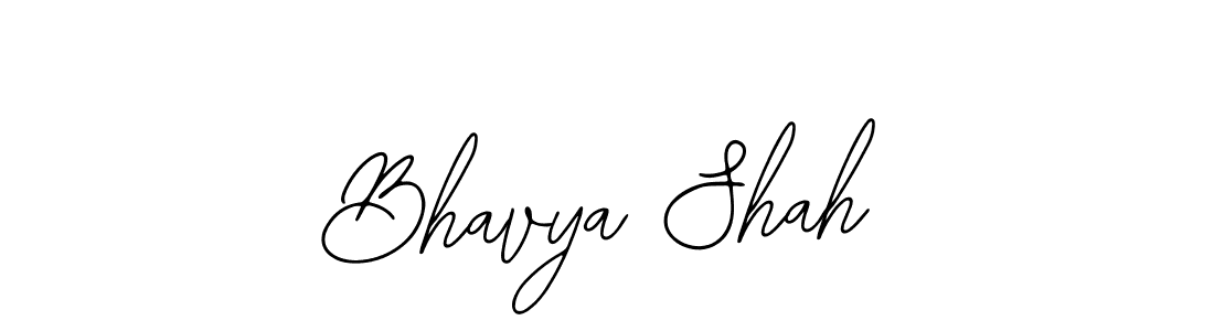 Make a beautiful signature design for name Bhavya Shah. With this signature (Bearetta-2O07w) style, you can create a handwritten signature for free. Bhavya Shah signature style 12 images and pictures png