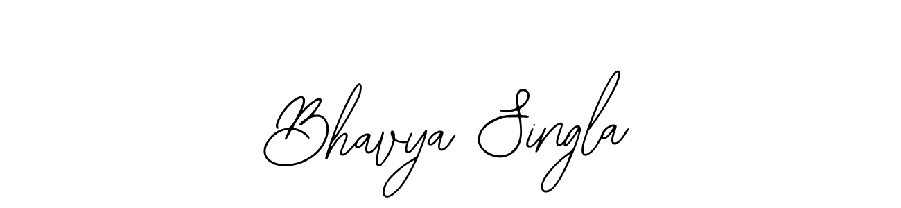 The best way (Bearetta-2O07w) to make a short signature is to pick only two or three words in your name. The name Bhavya Singla include a total of six letters. For converting this name. Bhavya Singla signature style 12 images and pictures png