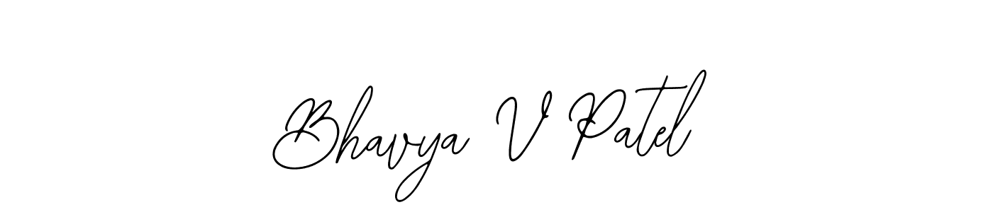 It looks lik you need a new signature style for name Bhavya V Patel. Design unique handwritten (Bearetta-2O07w) signature with our free signature maker in just a few clicks. Bhavya V Patel signature style 12 images and pictures png