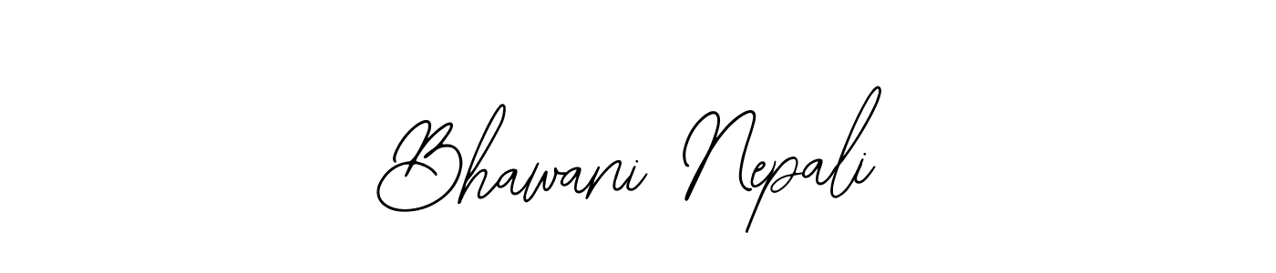 Similarly Bearetta-2O07w is the best handwritten signature design. Signature creator online .You can use it as an online autograph creator for name Bhawani Nepali. Bhawani Nepali signature style 12 images and pictures png