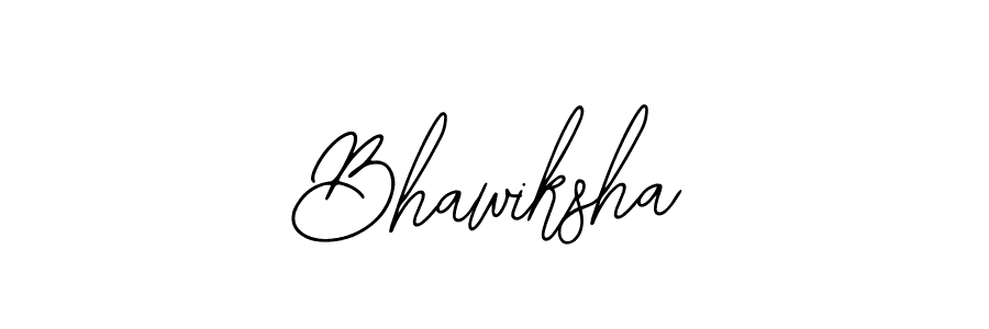 You should practise on your own different ways (Bearetta-2O07w) to write your name (Bhawiksha) in signature. don't let someone else do it for you. Bhawiksha signature style 12 images and pictures png