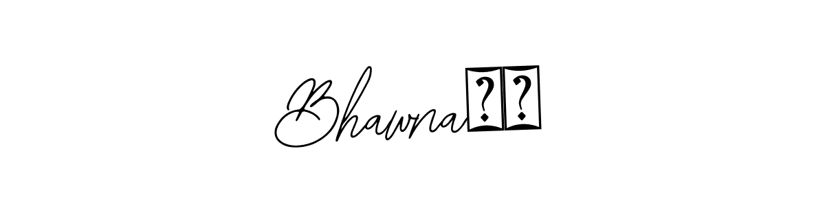 Make a beautiful signature design for name Bhawna❤✨. Use this online signature maker to create a handwritten signature for free. Bhawna❤✨ signature style 12 images and pictures png