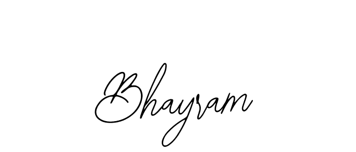 How to make Bhayram signature? Bearetta-2O07w is a professional autograph style. Create handwritten signature for Bhayram name. Bhayram signature style 12 images and pictures png