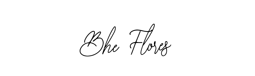 Make a beautiful signature design for name Bhe Flores. With this signature (Bearetta-2O07w) style, you can create a handwritten signature for free. Bhe Flores signature style 12 images and pictures png