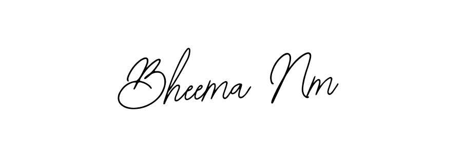 Similarly Bearetta-2O07w is the best handwritten signature design. Signature creator online .You can use it as an online autograph creator for name Bheema Nm. Bheema Nm signature style 12 images and pictures png
