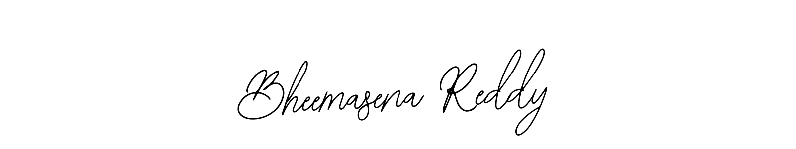 How to make Bheemasena Reddy name signature. Use Bearetta-2O07w style for creating short signs online. This is the latest handwritten sign. Bheemasena Reddy signature style 12 images and pictures png