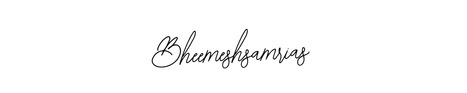 Also You can easily find your signature by using the search form. We will create Bheemeshsamrias name handwritten signature images for you free of cost using Bearetta-2O07w sign style. Bheemeshsamrias signature style 12 images and pictures png