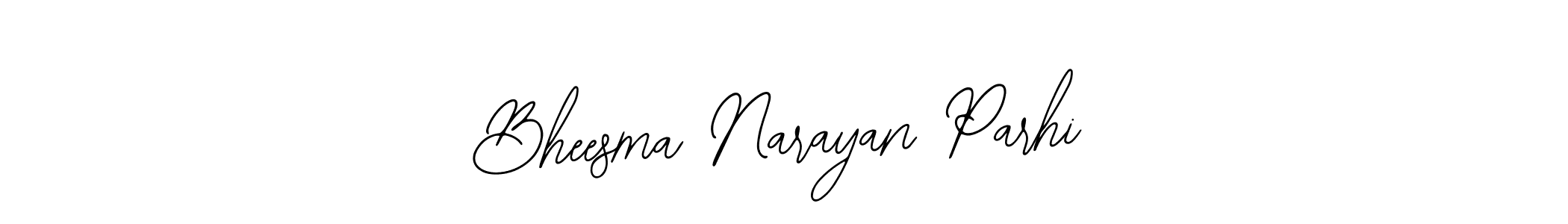 You can use this online signature creator to create a handwritten signature for the name Bheesma Narayan Parhi. This is the best online autograph maker. Bheesma Narayan Parhi signature style 12 images and pictures png