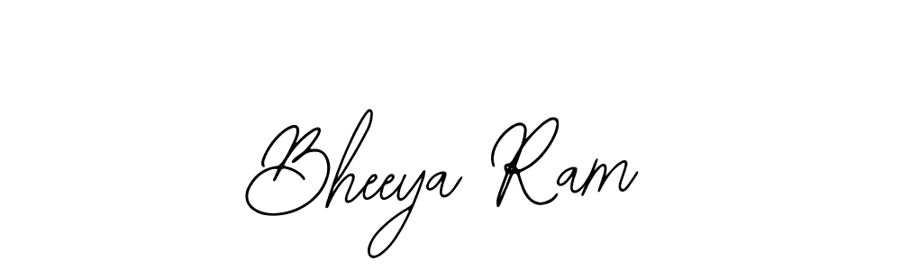 if you are searching for the best signature style for your name Bheeya Ram. so please give up your signature search. here we have designed multiple signature styles  using Bearetta-2O07w. Bheeya Ram signature style 12 images and pictures png