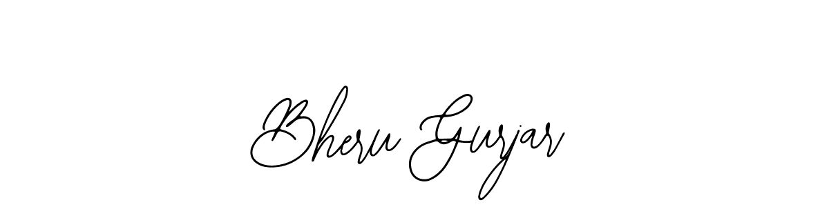 You can use this online signature creator to create a handwritten signature for the name Bheru Gurjar. This is the best online autograph maker. Bheru Gurjar signature style 12 images and pictures png