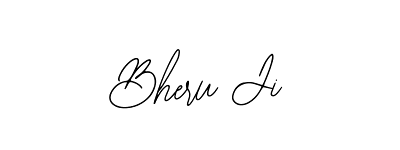 Use a signature maker to create a handwritten signature online. With this signature software, you can design (Bearetta-2O07w) your own signature for name Bheru Ji. Bheru Ji signature style 12 images and pictures png