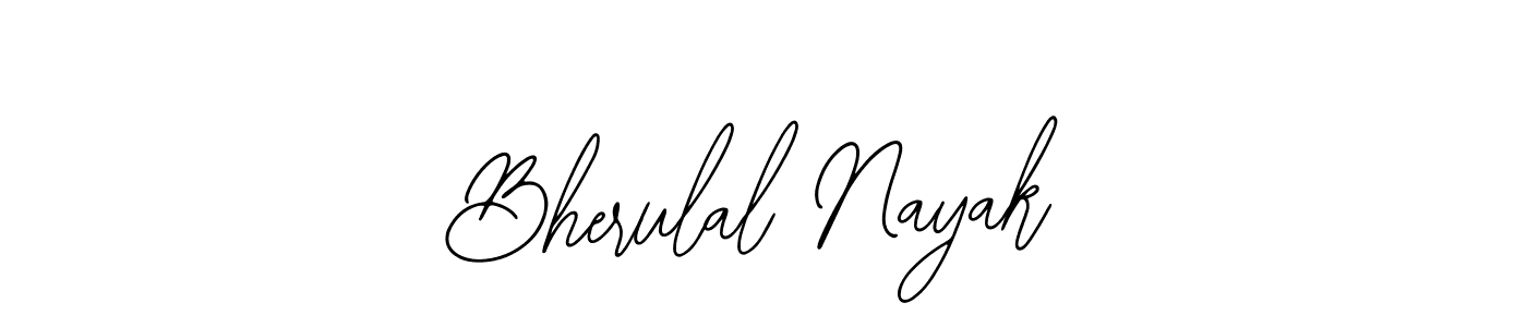 How to make Bherulal Nayak name signature. Use Bearetta-2O07w style for creating short signs online. This is the latest handwritten sign. Bherulal Nayak signature style 12 images and pictures png