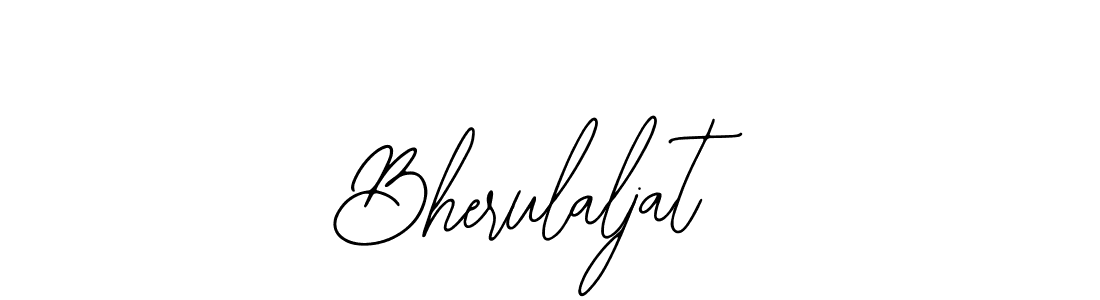 Use a signature maker to create a handwritten signature online. With this signature software, you can design (Bearetta-2O07w) your own signature for name Bherulaljat. Bherulaljat signature style 12 images and pictures png