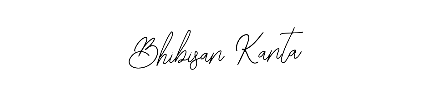 How to make Bhibisan Kanta name signature. Use Bearetta-2O07w style for creating short signs online. This is the latest handwritten sign. Bhibisan Kanta signature style 12 images and pictures png