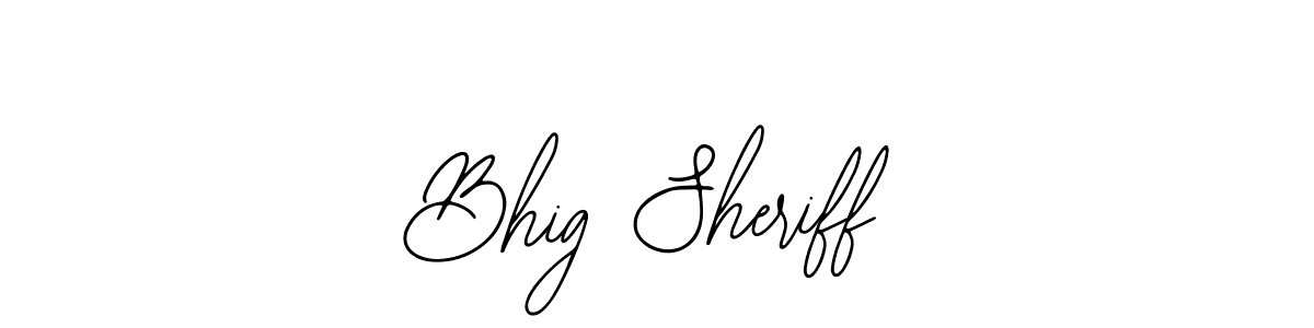 Make a beautiful signature design for name Bhig Sheriff. With this signature (Bearetta-2O07w) style, you can create a handwritten signature for free. Bhig Sheriff signature style 12 images and pictures png